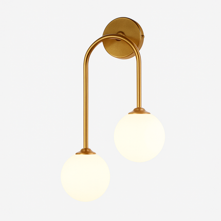 Applique murale LED au verre laiteux moderne — LZ4QX7J