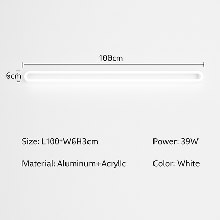 Applique murale LED moderne dimmable avec télécommande intelligente — LZ4X9P