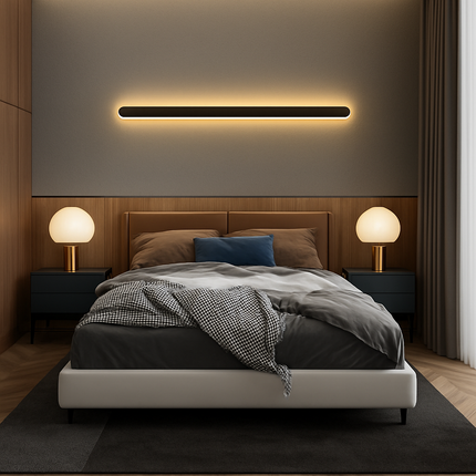 Applique murale LED moderne dimmable avec télécommande intelligente — LZ4X9P
