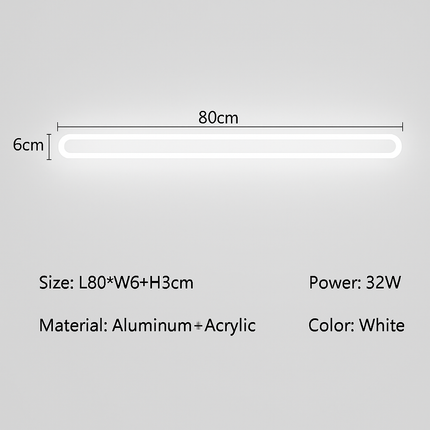 Applique murale LED moderne dimmable avec télécommande intelligente — LZ4X9P
