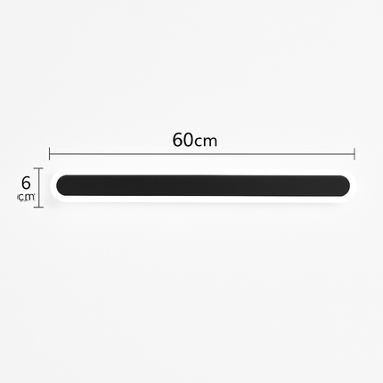 Applique murale LED moderne dimmable avec télécommande intelligente — LZ4X9P