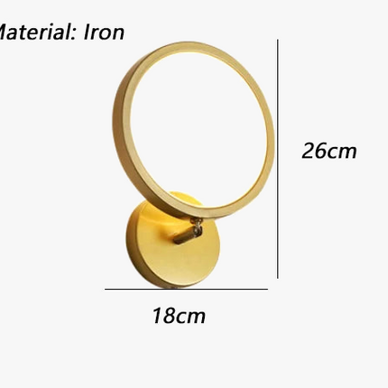 Applique murale LED moderne pour décoration intérieure lumineuse — LZ4X9P2