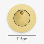 Round Gold / Nature White(3500-5500K)