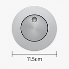 Round Silver / Nature White(3500-5500K)