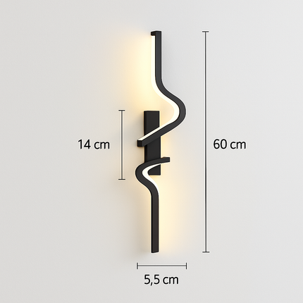 Applique murale LED au design moderne et élégant pour intérieur — LZ4X9T