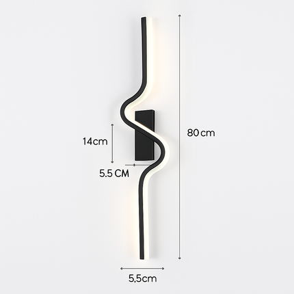 Applique murale LED au design moderne et élégant pour intérieur — LZ4X9T