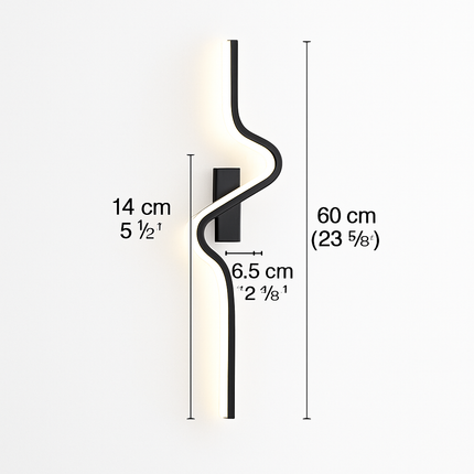 Applique murale LED au design moderne et élégant pour intérieur — LZ4X9T