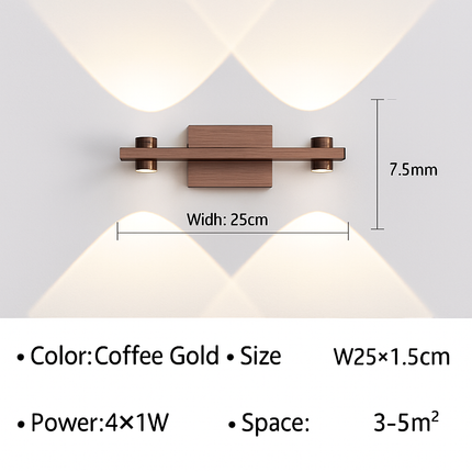 Applique murale LED contemporaine pour salle de bain — LZ4X9T2