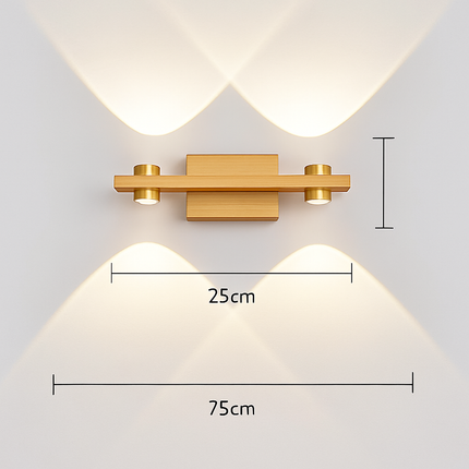 Applique murale LED contemporaine pour salle de bain — LZ4X9T2