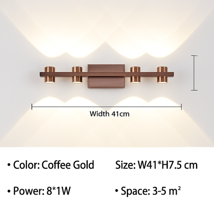 Applique murale LED contemporaine pour salle de bain — LZ4X9T2
