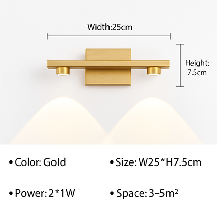 Applique murale LED contemporaine pour salle de bain — LZ4X9T2