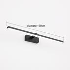 Noir 40cm / Blanc froid