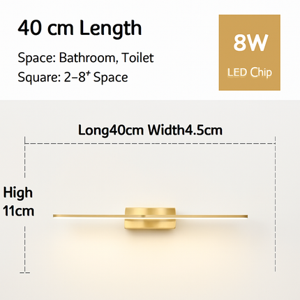 Applique murale LED moderne pour salle de bain et miroir — LZ4Q7N2