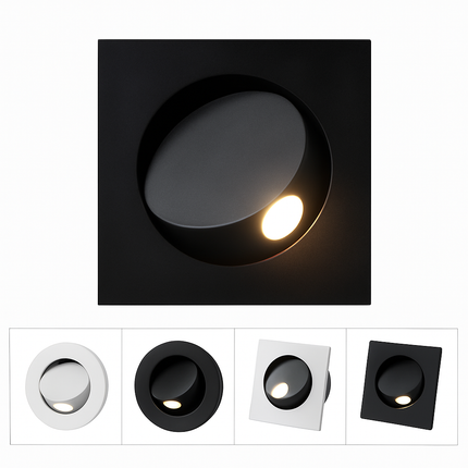 Applique murale LED moderne orientable 350° discrète — LZ4X9P2
