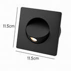 Carré Noir / Blanc chaud (2700-3500K)