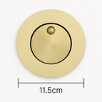 Ronde en bronze / Blanc chaud (2700-3500K)