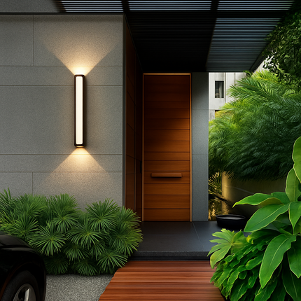 Applique murale LED étanche en aluminium pour extérieur moderne — LZ4X9P