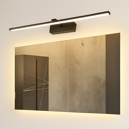 Applique murale LED aluminium trois couleurs pour maquillage moderne — LZ4X9T