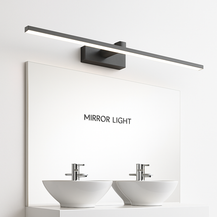 Applique murale LED aluminium trois couleurs pour maquillage moderne — LZ4X9T