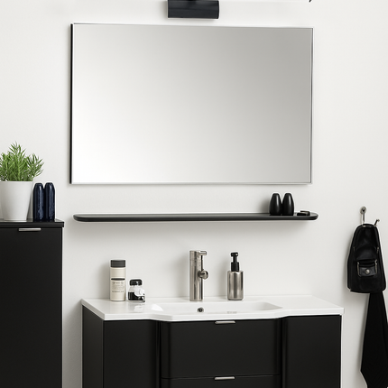 Applique murale LED aluminium trois couleurs pour maquillage moderne — LZ4X9T