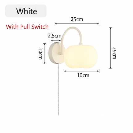 Applique murale LED moderne avec interrupteur à chaîne — LZ4X9T1