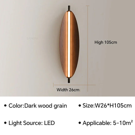 Applique murale LED au design nordique épuré — LZ4X9T2