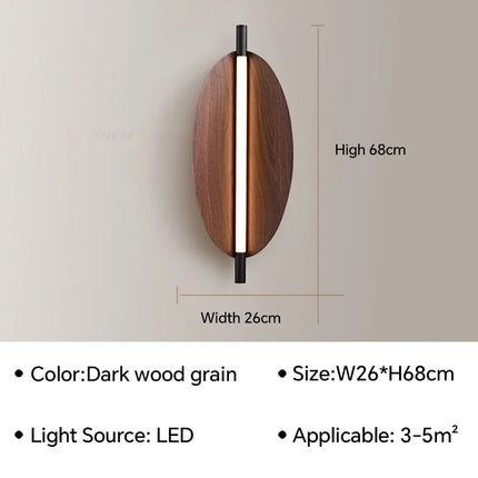 Applique murale LED au design nordique épuré — LZ4X9T2