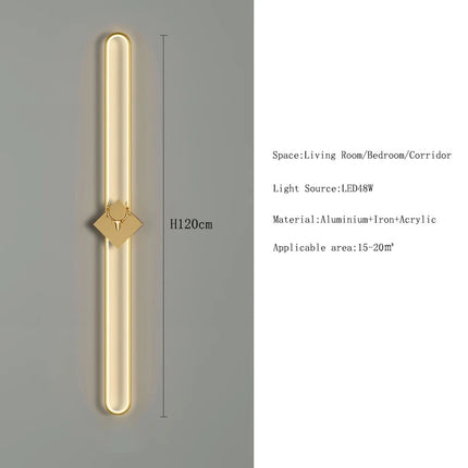 applique murale led nordique design moderne pour décoration intérieure
