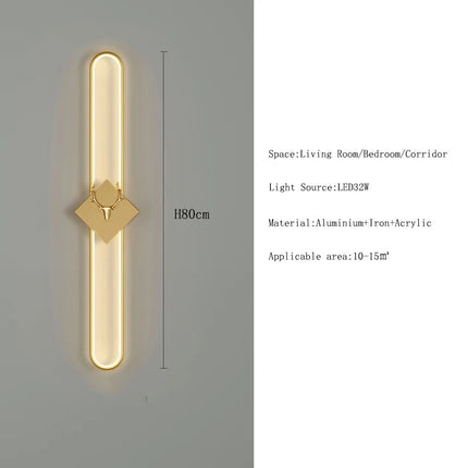 applique murale led nordique design moderne pour décoration intérieure