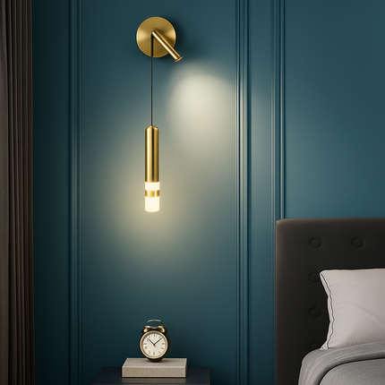 Applique murale LED nordique à double tête orientable — LZ4X9QJ