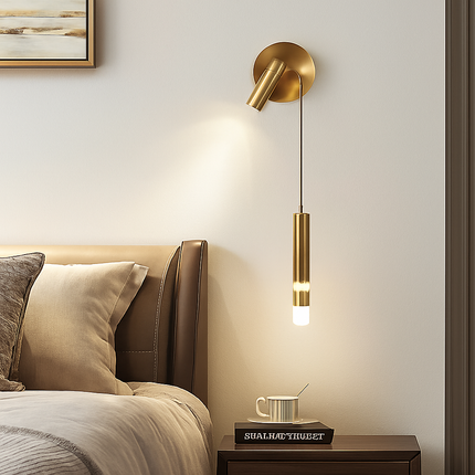 Applique murale LED nordique à double tête orientable — LZ4X9QJ