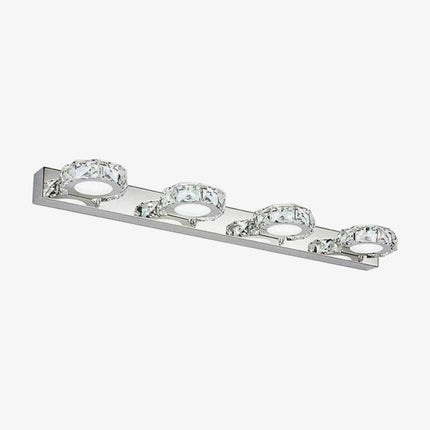Applique murale LED avec spot rond en cristal pour tableau et miroir — LZ4X9P2