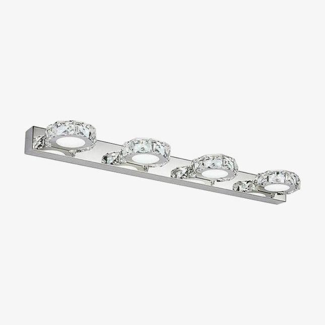 Applique murale LED avec spot rond en cristal pour tableau et miroir — LZ4X9P2