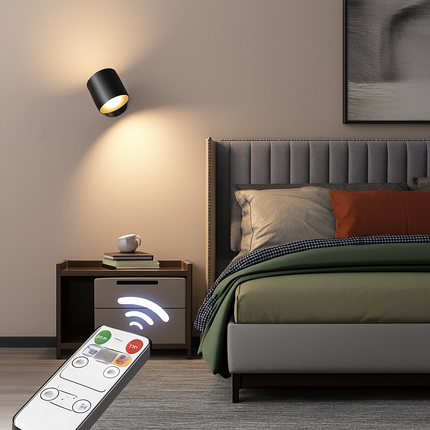 Applique murale LED rechargeable avec télécommande tactile intégrée — LZ4X9Q2