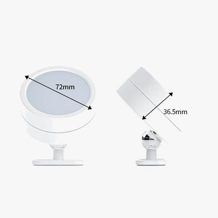 Applique murale LED rechargeable avec télécommande tactile et rotation 360° — LZ7QX2