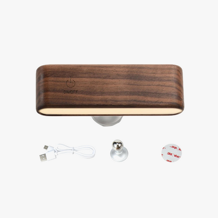 Applique murale LED rechargeable orientable 360° avec mémoire intégrée — LZ4Q9XJ