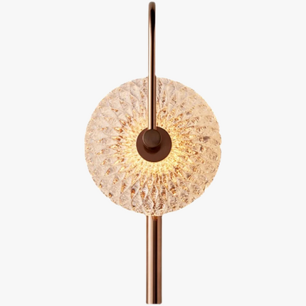 Applique murale LED ronde en verre pour éclairage artistique de luxe — LZ4P9XJ