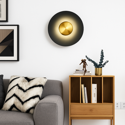 Applique murale LED ronde au design moderne pour intérieur élégant — LZ4X9P2