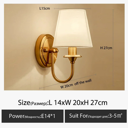 Applique murale LED au style européen simple pour hôtel et villa — LZ4XJ9