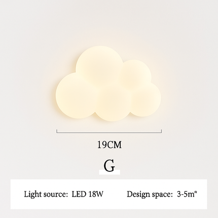 Applique murale LED enfant avec motifs singe, lapin et nuage — LZ4P9XQ