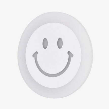 Applique murale LED smiley moderne