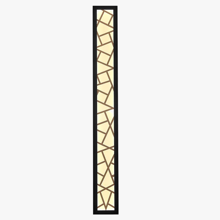 Applique murale LED style chinois en acrylique et métal lumière chaude 3000K — LZ4X9Q7F