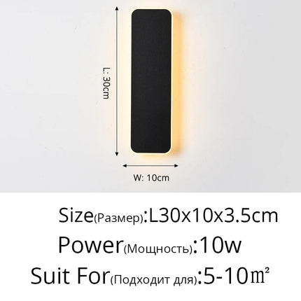 Applique murale LED tactile pour chambre et escalier — LZ7D9X