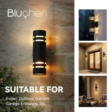 Applique murale LED étanche en inox au design moderne pour extérieur — LZ4X9P2
