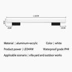 118 cm / Blanc chaud (2700-3500K)