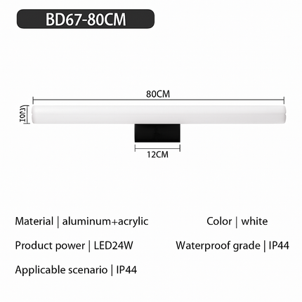 Applique murale LED étanche pour éclairage intérieur moderne — LZ4X9P2