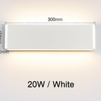 Blanc chaud / Blanc 20W(30CM) / Capteur