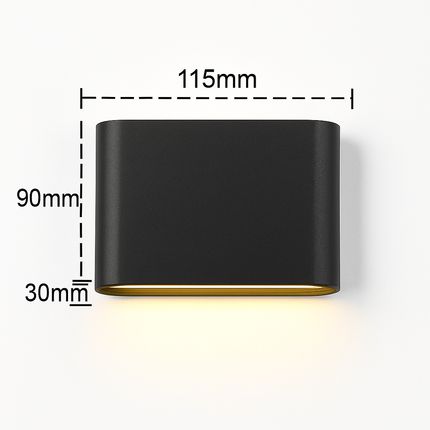 Applique murale LED étanche en aluminium pour extérieur — LZ4X9P