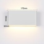 Blanc chaud / Blanc 12W(17,5CM) / Capteur