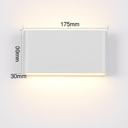 Applique murale LED étanche en aluminium pour extérieur — LZ4X9P